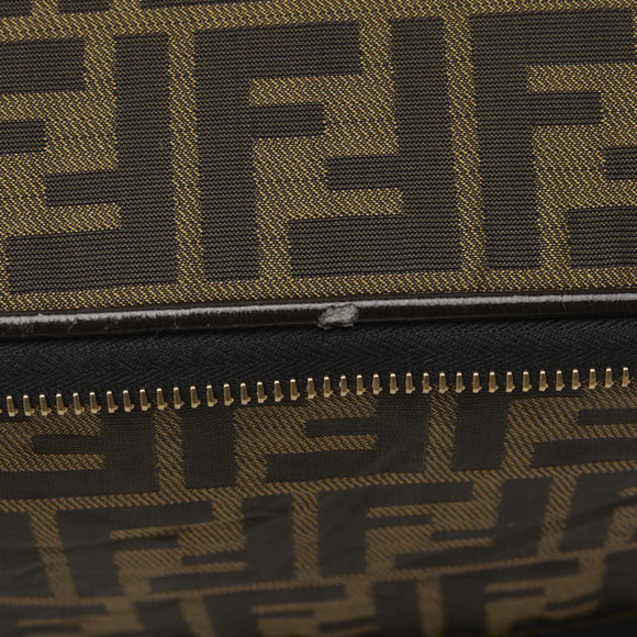 Fendi Zucca Canvas Vanity Bag Canvas Vanity Bag 26554 in Good condition - Picture 6 of 15